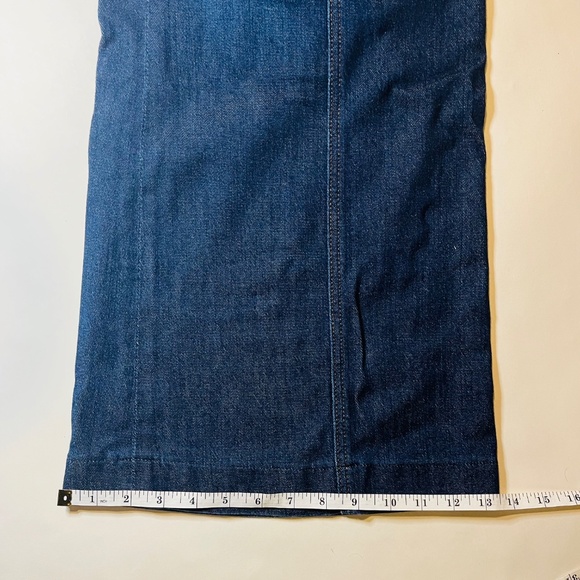 7 For All Mankind Vintage Wide Leg Jeans w Belt - Picture 5 of 6